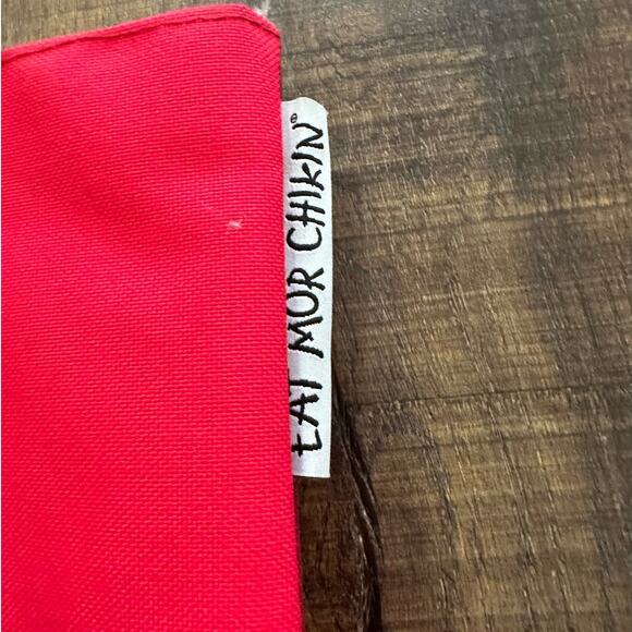 Chick-fil-A Red Patchwork Tote Bag with Cow Print Lining - Picture 4 of 6